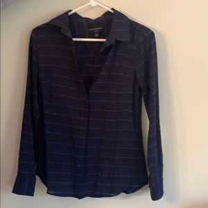 Banana Republic navy blouse XS